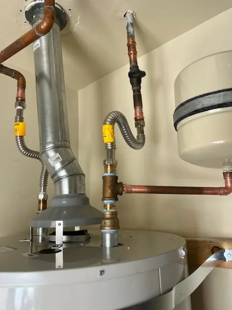 Water heater installation and plumbing repair in Swanton